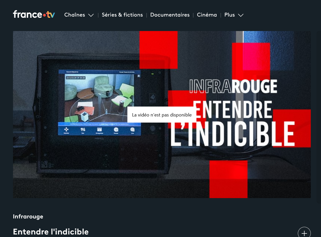 Infrarouge - Entendre l'indicible